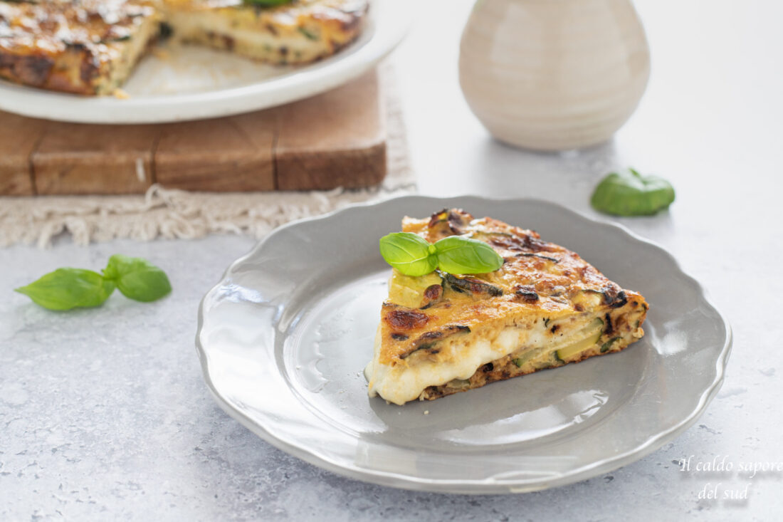 Baked Zucchini Frittata with Cheese