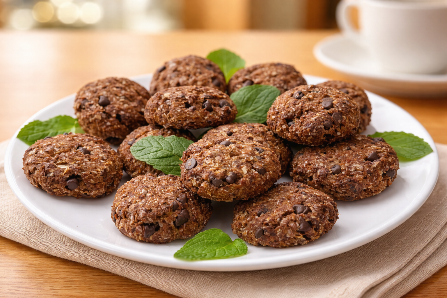 Sugar-Free Vegan Cookies with Banana and Chocolate – Easy and Healthy