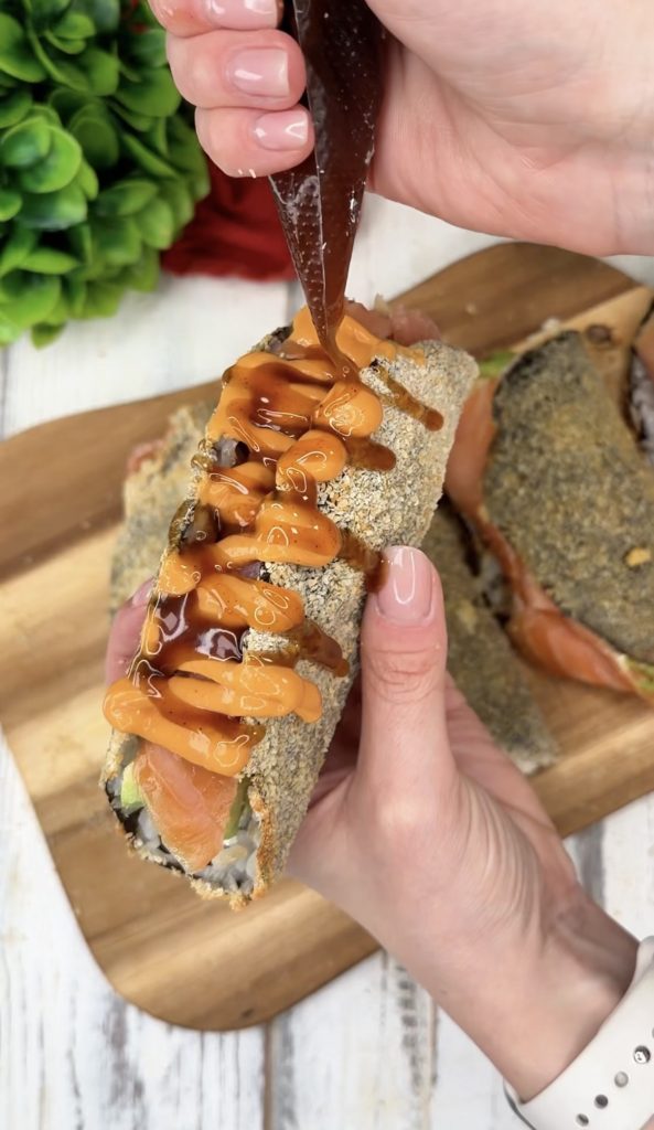 Sushi tacos in air fryer