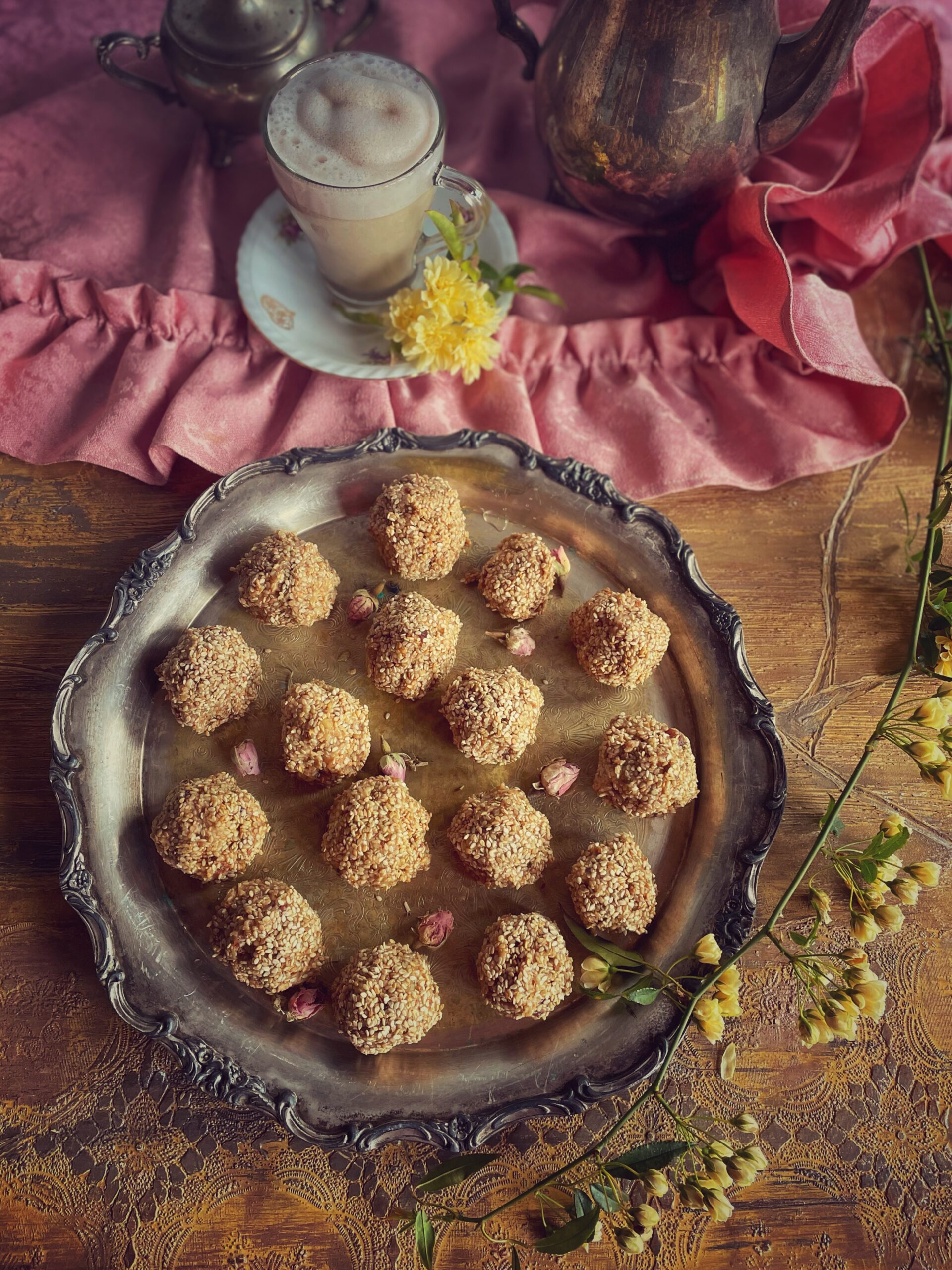 Madgooga: Original Iraqi Recipe for Date and Tahini Truffles