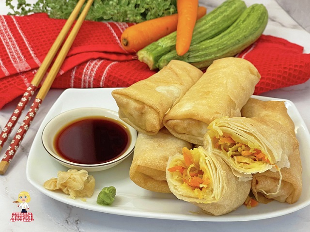 How to make SPRING ROLLS with phyllo pastry