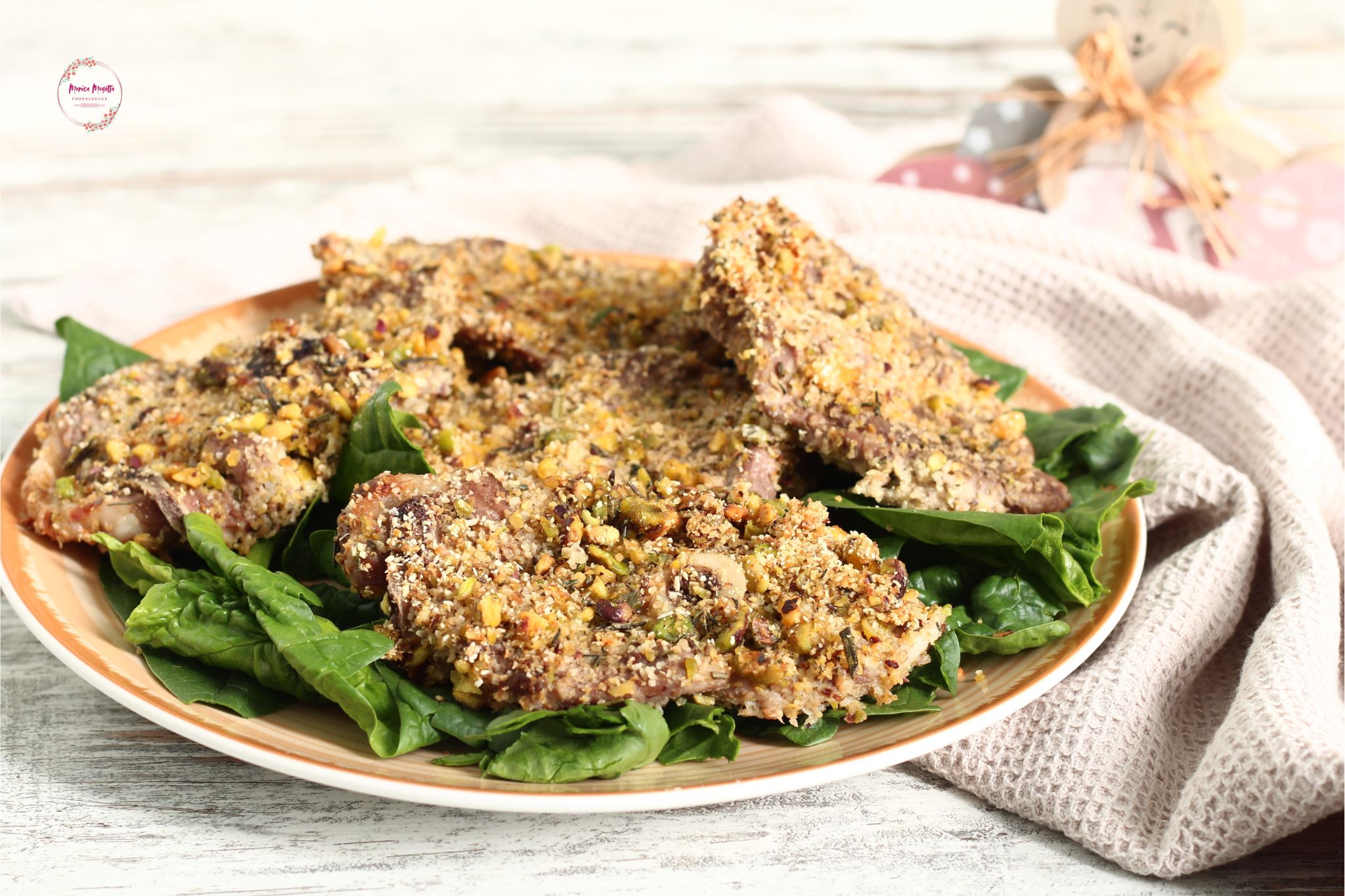 Lamb in a Pistachio and Lemon Crust