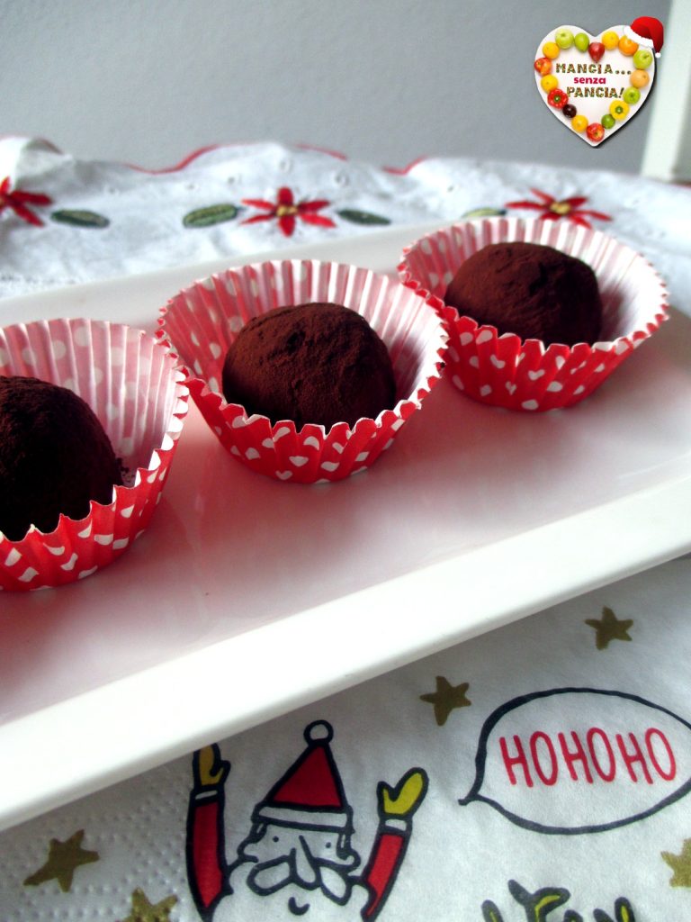 Light chocolate balls, Eat without Belly