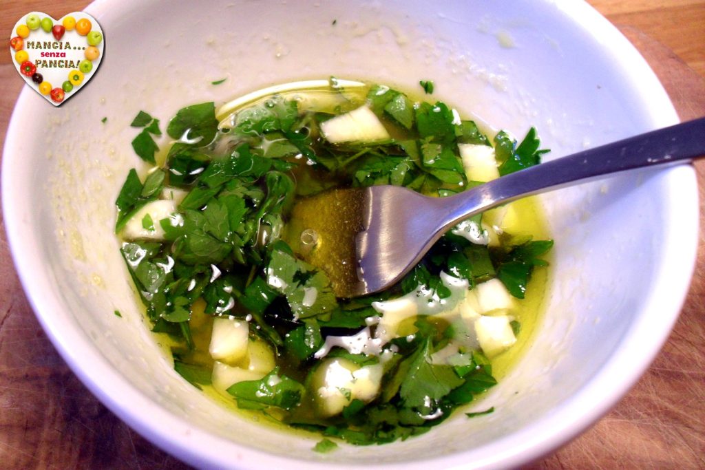 Light octopus salad, Eat Without Belly