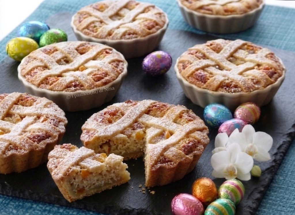 Neapolitan pastierine single-portion traditional Easter recipe i pasticcini di Nina