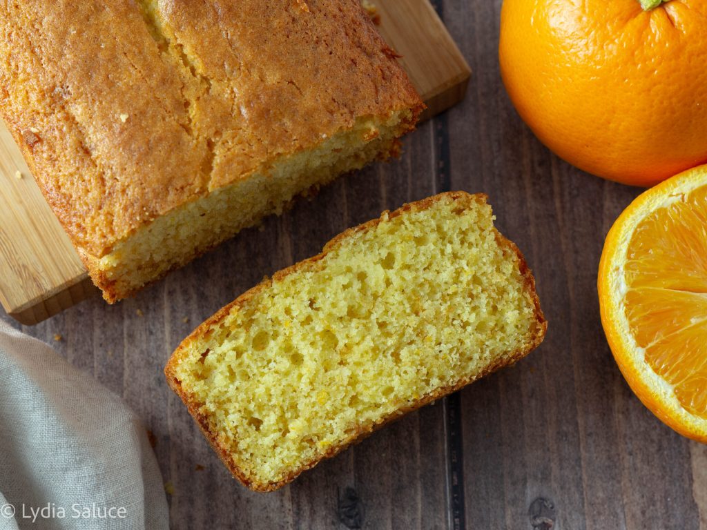 Orange juice loaf cake