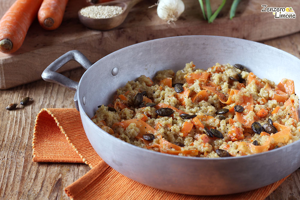 quinoa with carrots