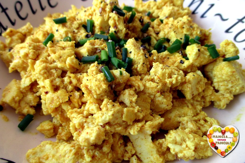 Scrambled vegan tofu, Eat Without Belly