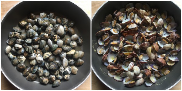 Spaghetti alle vongole - procedimento 2