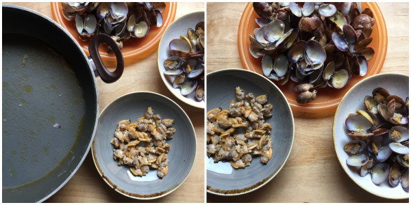 Spaghetti alle vongole - procedimento 3