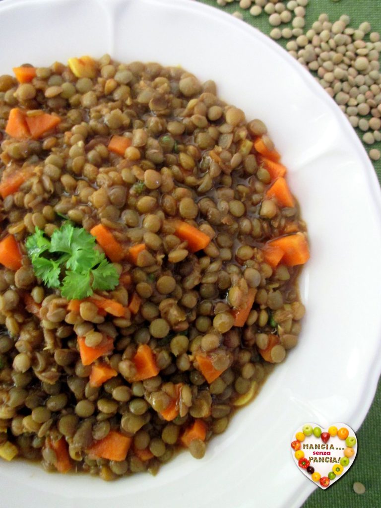 Spiced stewed lentils, Eat Without Belly