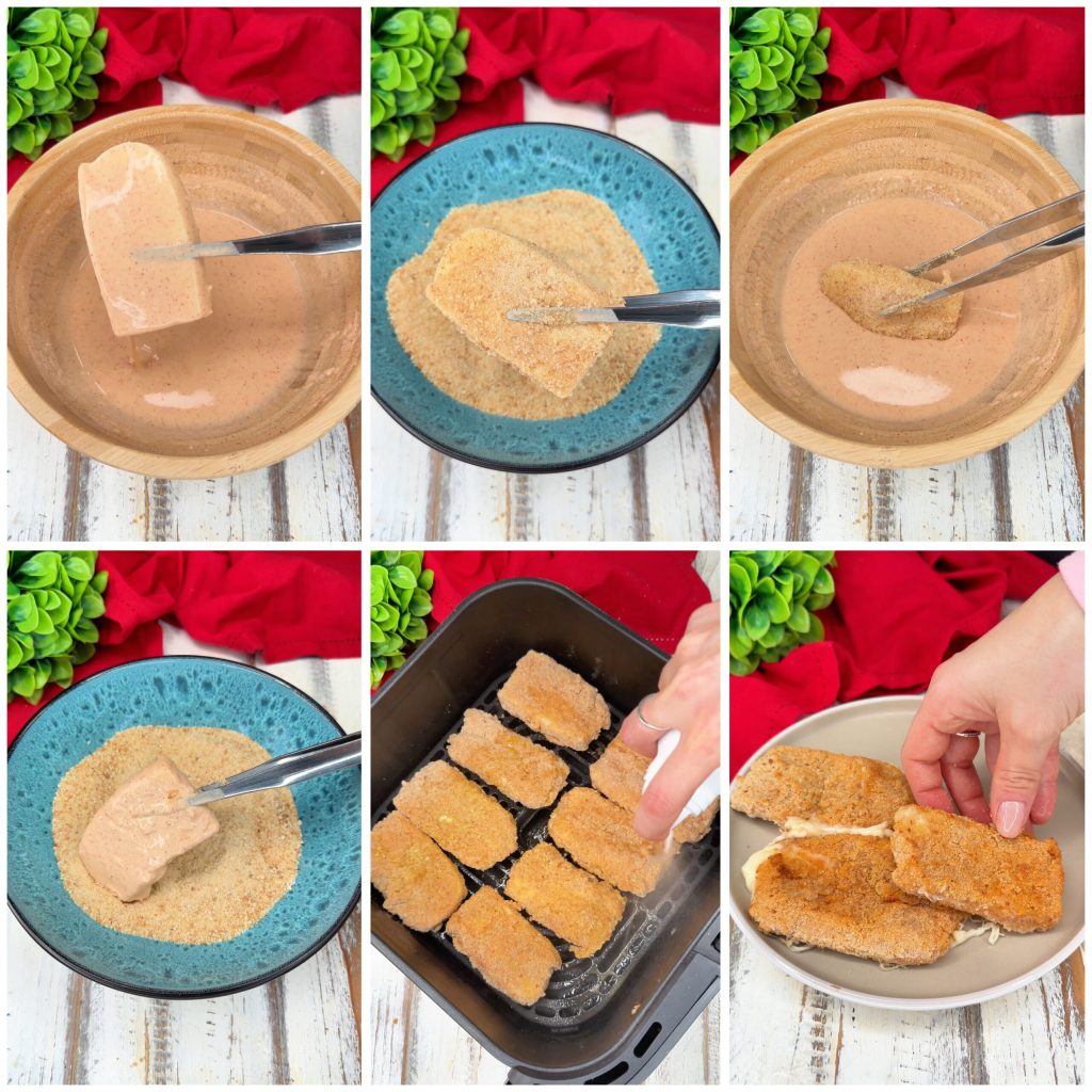 Spicy breaded mozzarella (not fried)