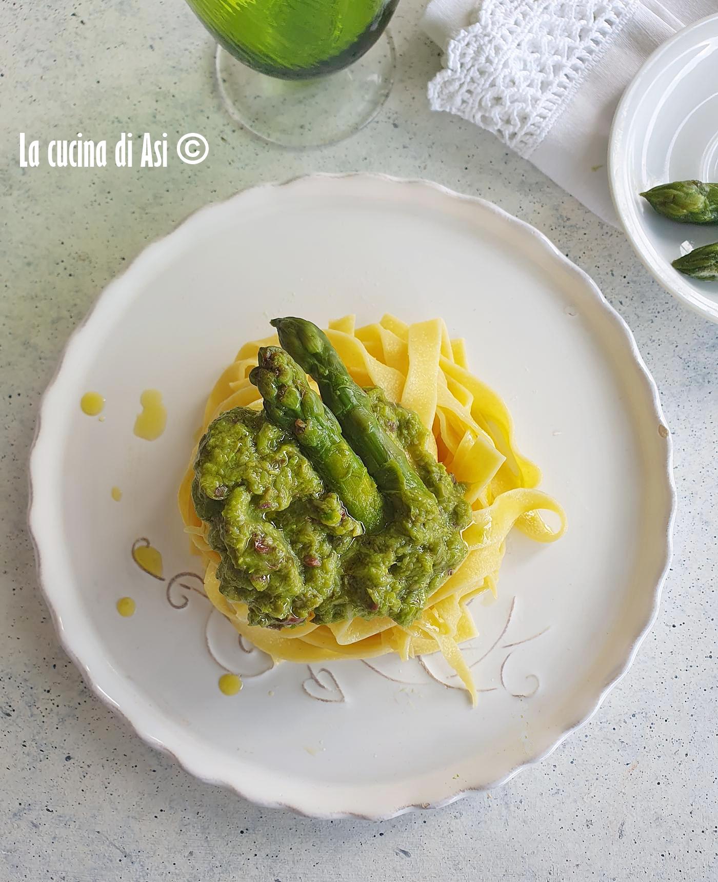 Tagliatelle with Asparagus Cream