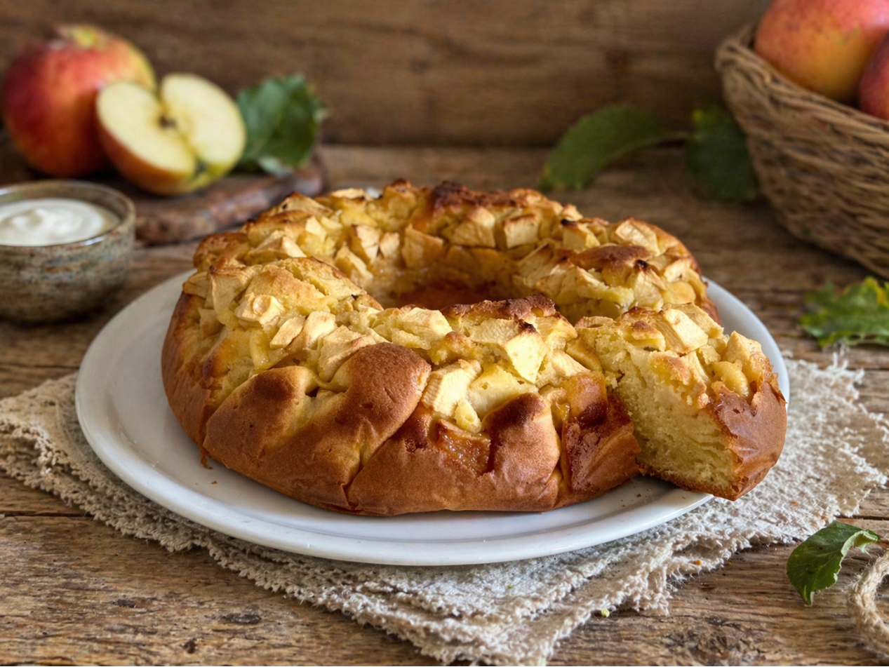 Yogurt and Apple Bundt Cake