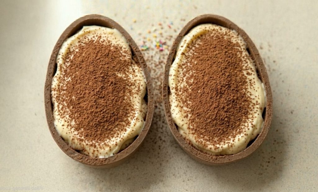 Tiramisu in the Easter Egg