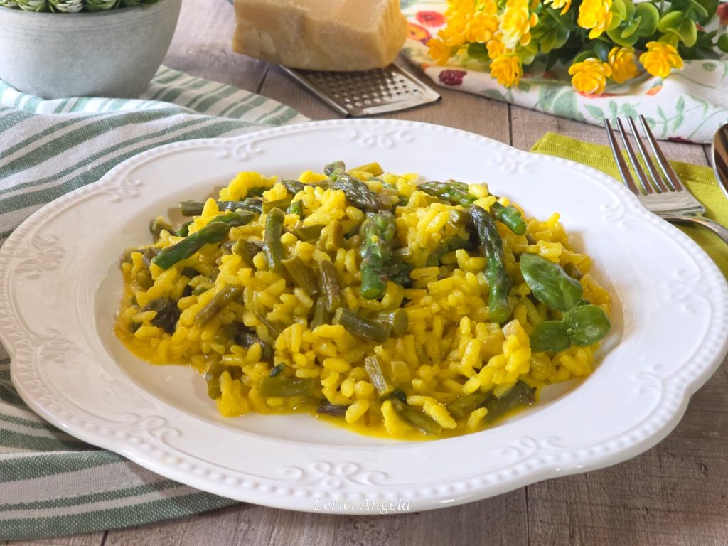 Asparagus and Saffron Risotto