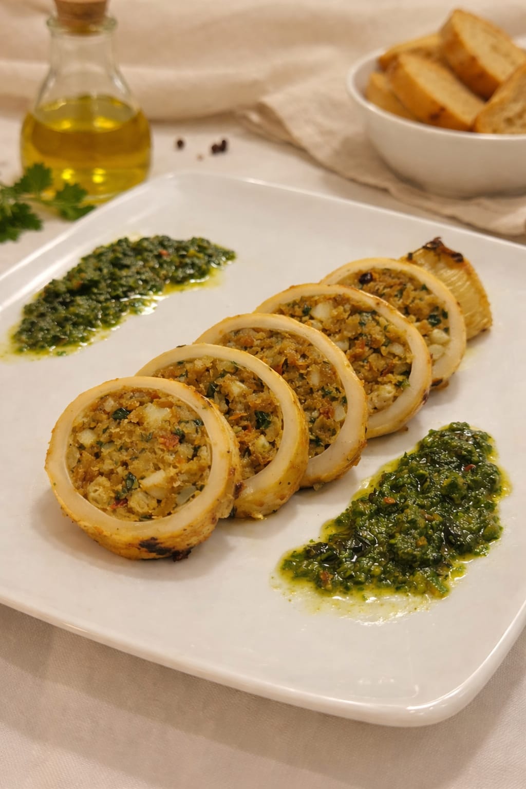 Stuffed Squid in Air Fryer