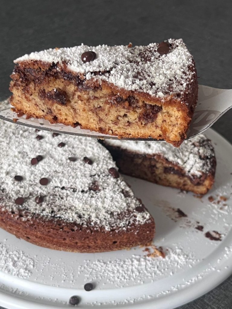 delicious fragrant marbled cake