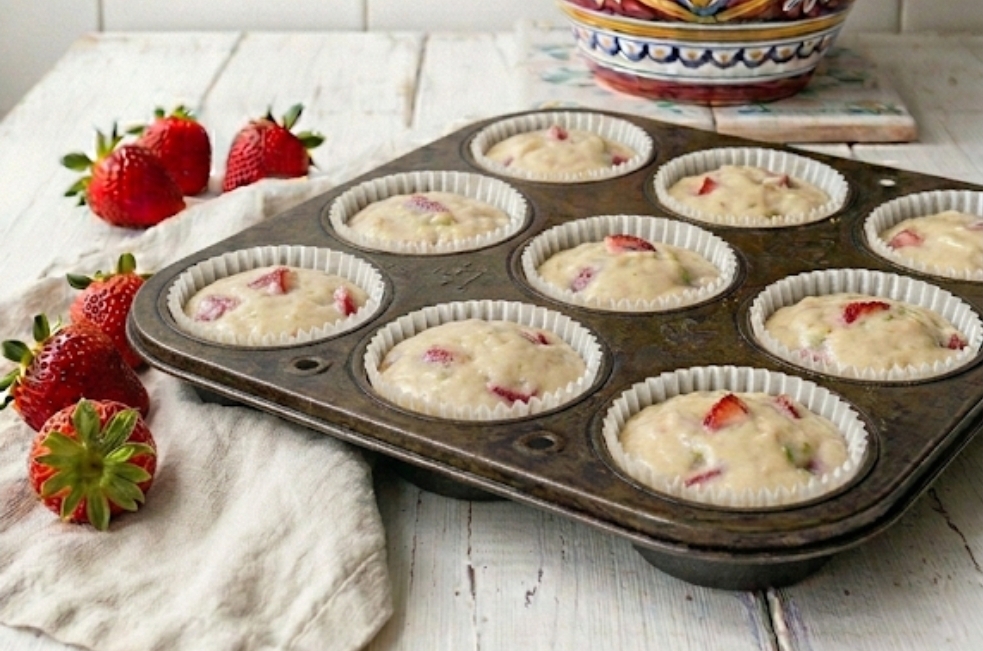 Strawberry muffins