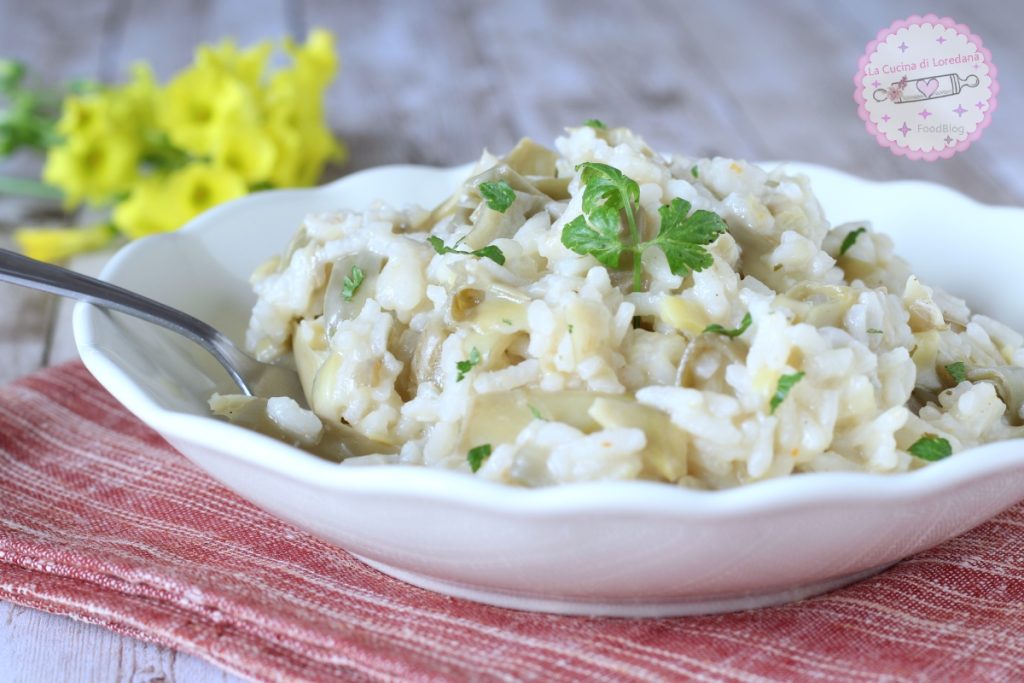 artichoke and gorgonzola risotto