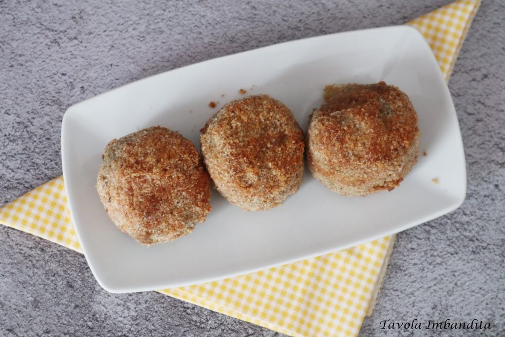 Stuffed breaded artichokes