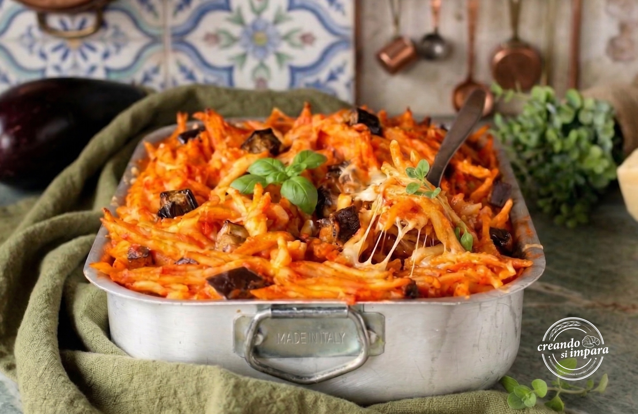 Baked Trofie with Eggplant and Mozzarella: a Rich, Melty Recipe for an Irresistible First Course