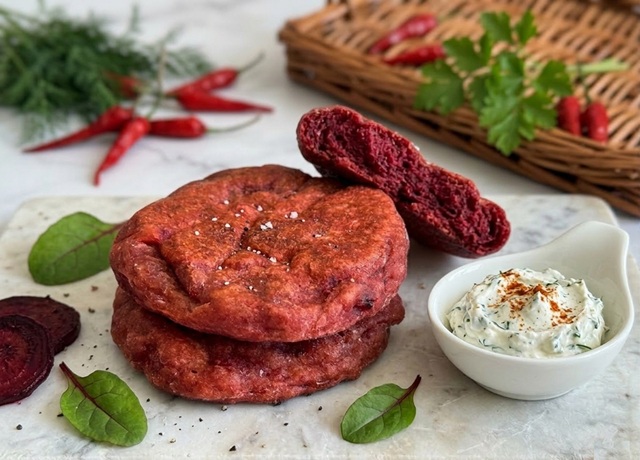 Beetroot Flatbreads