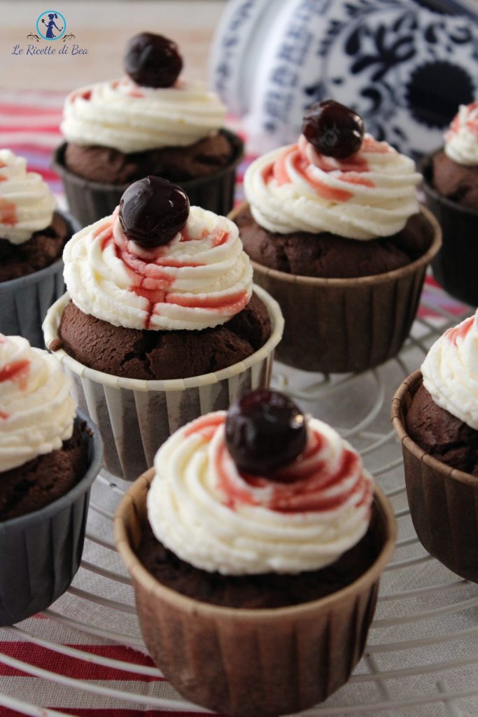 single-portion black forest dessert