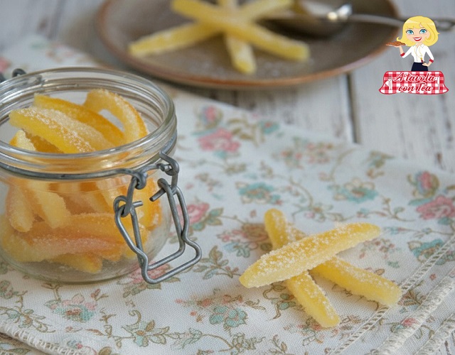 CANDIED LEMON PEELS