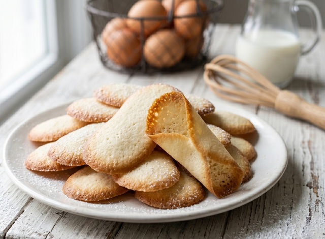 Homemade Cat’s Tongues: easy and crunchy recipe