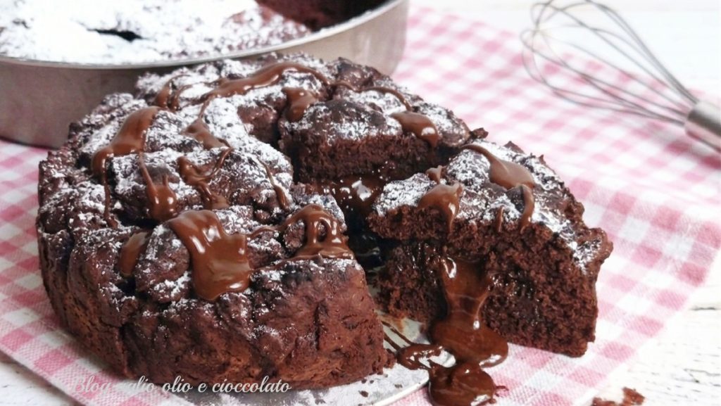 Soft slice of chocolate bundt cake