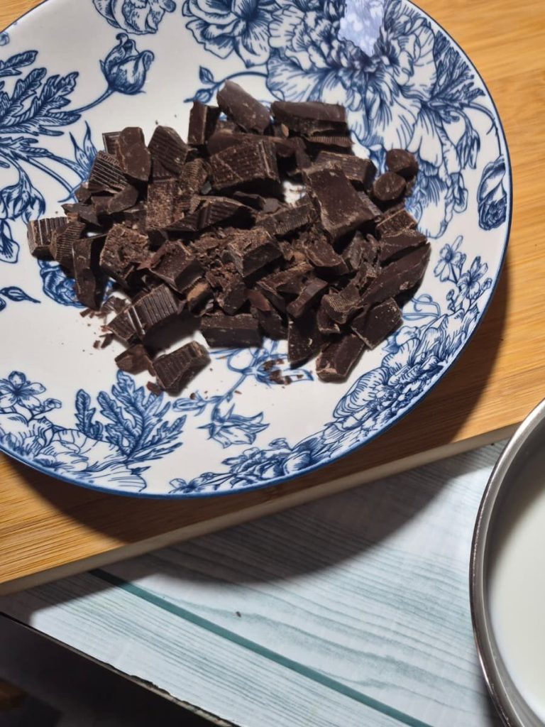 Cool the cookies completely then melt the chocolate