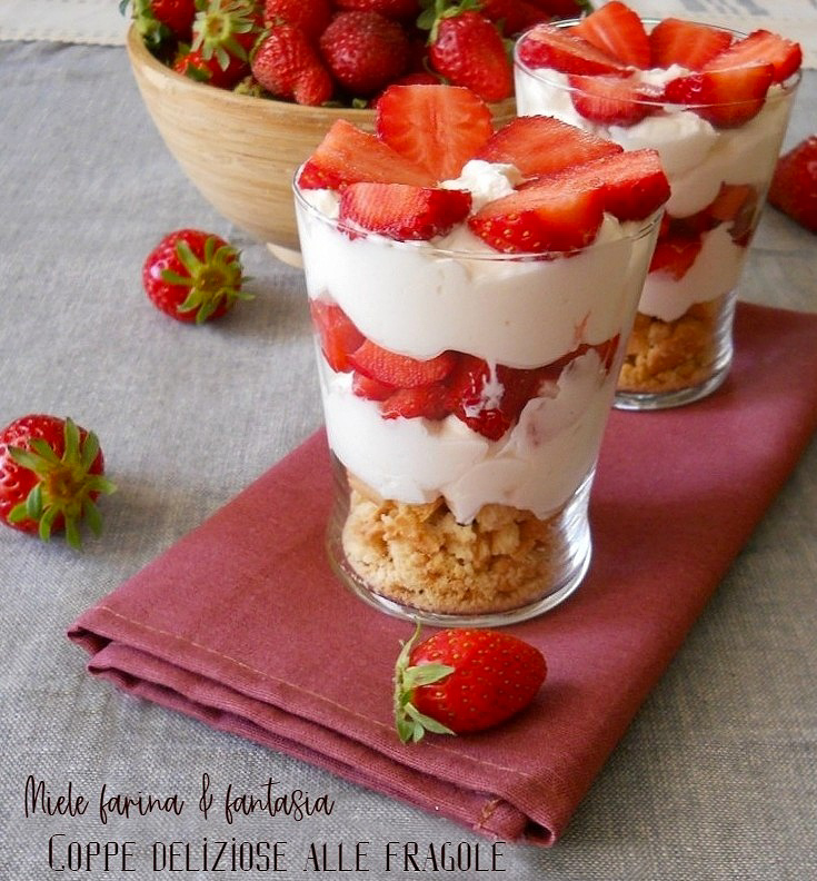 Delicious Strawberry Cups