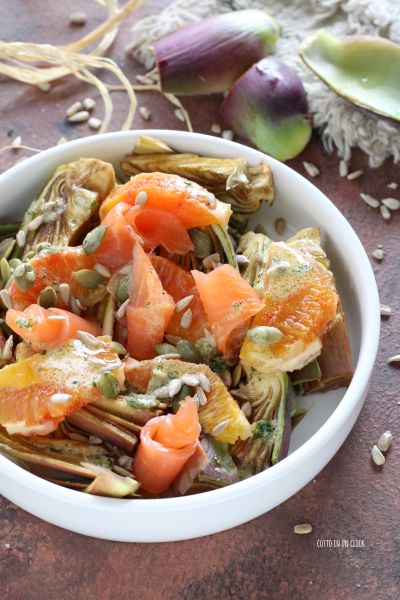 dress with the vinaigrette, toss and serve