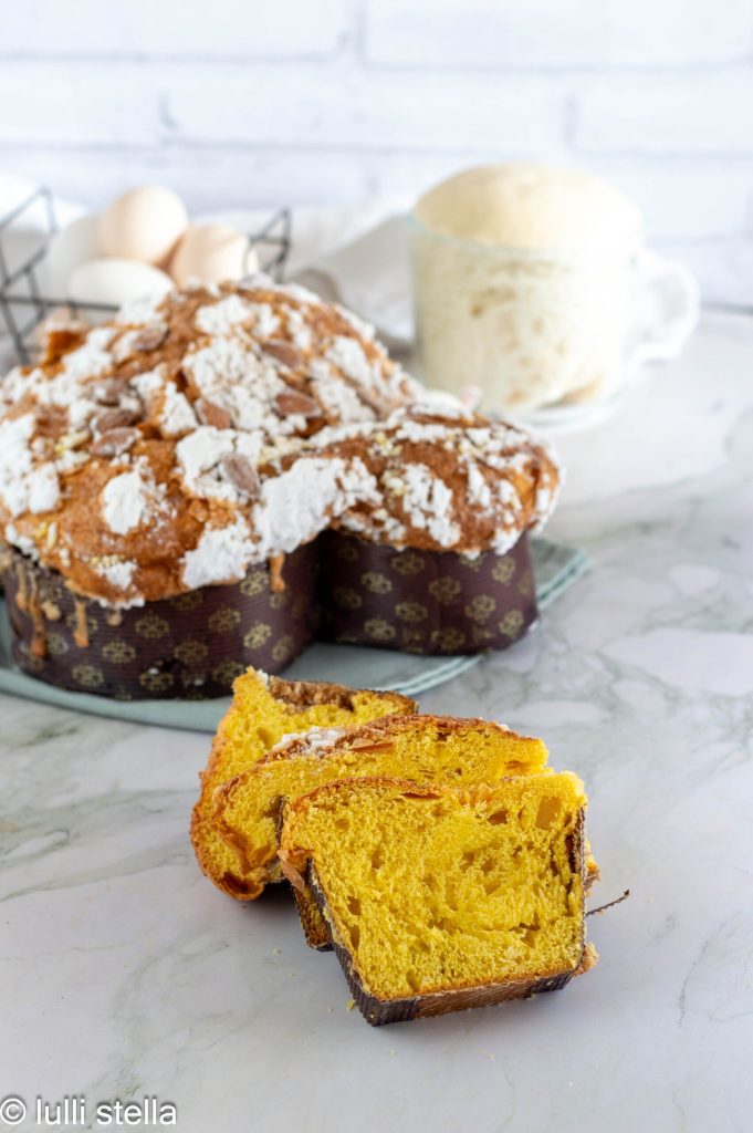 colomba pasquale fetta