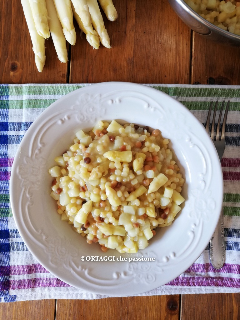 fregola with white asparagus spring recipe