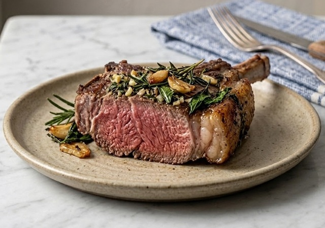 Pan-Fried Lamb Chops: Tender Recipe with Garlic Sauce