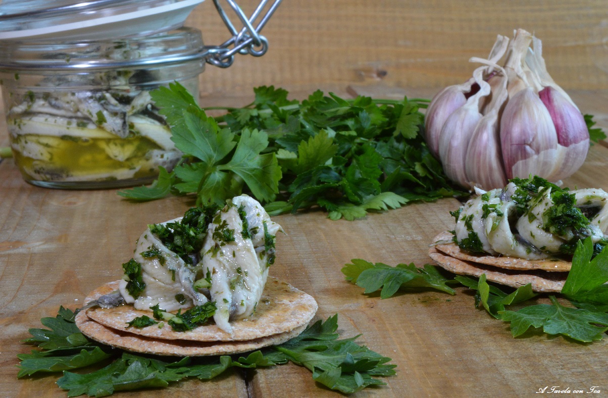 MARINATED ANCHOVIES easy and quick appetizer