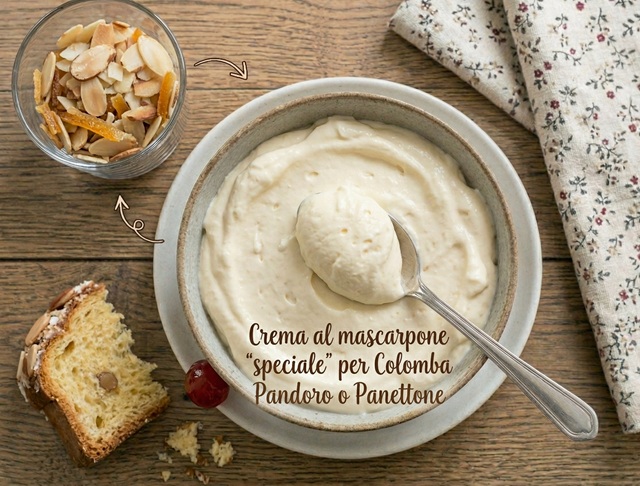 MASCARPONE CREAM for Pandoro, Panettone and Colomba