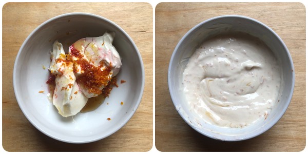 Orange muffins with topping