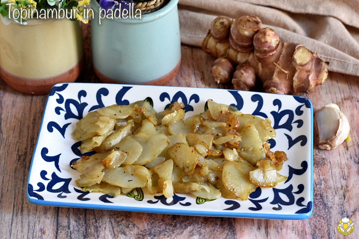 Pan-fried Jerusalem artichokes