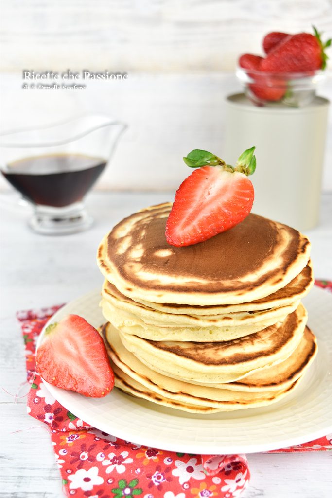 tall and fluffy butter-free pancake