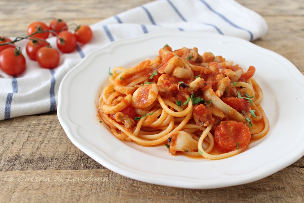 pasta with cuttlefish