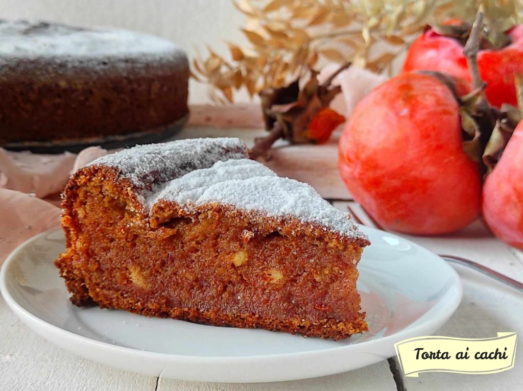 Persimmon and Candied Orange Cake