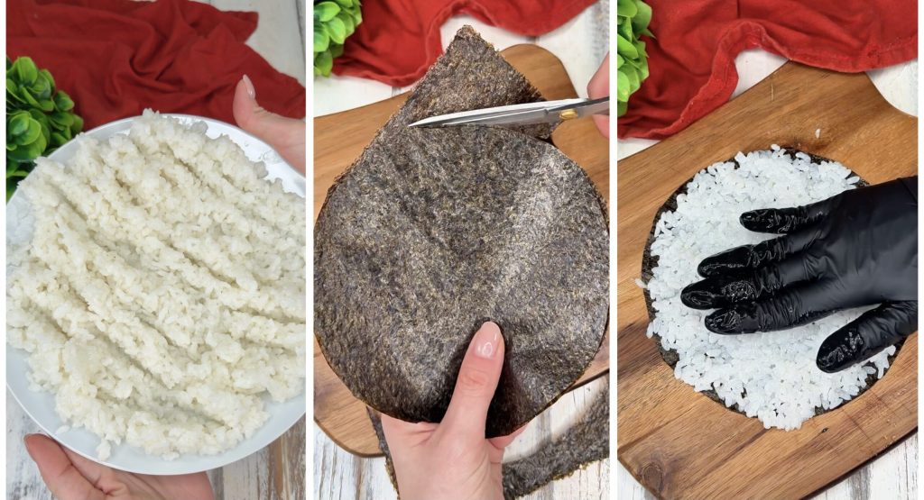 Sushi tacos in air fryer