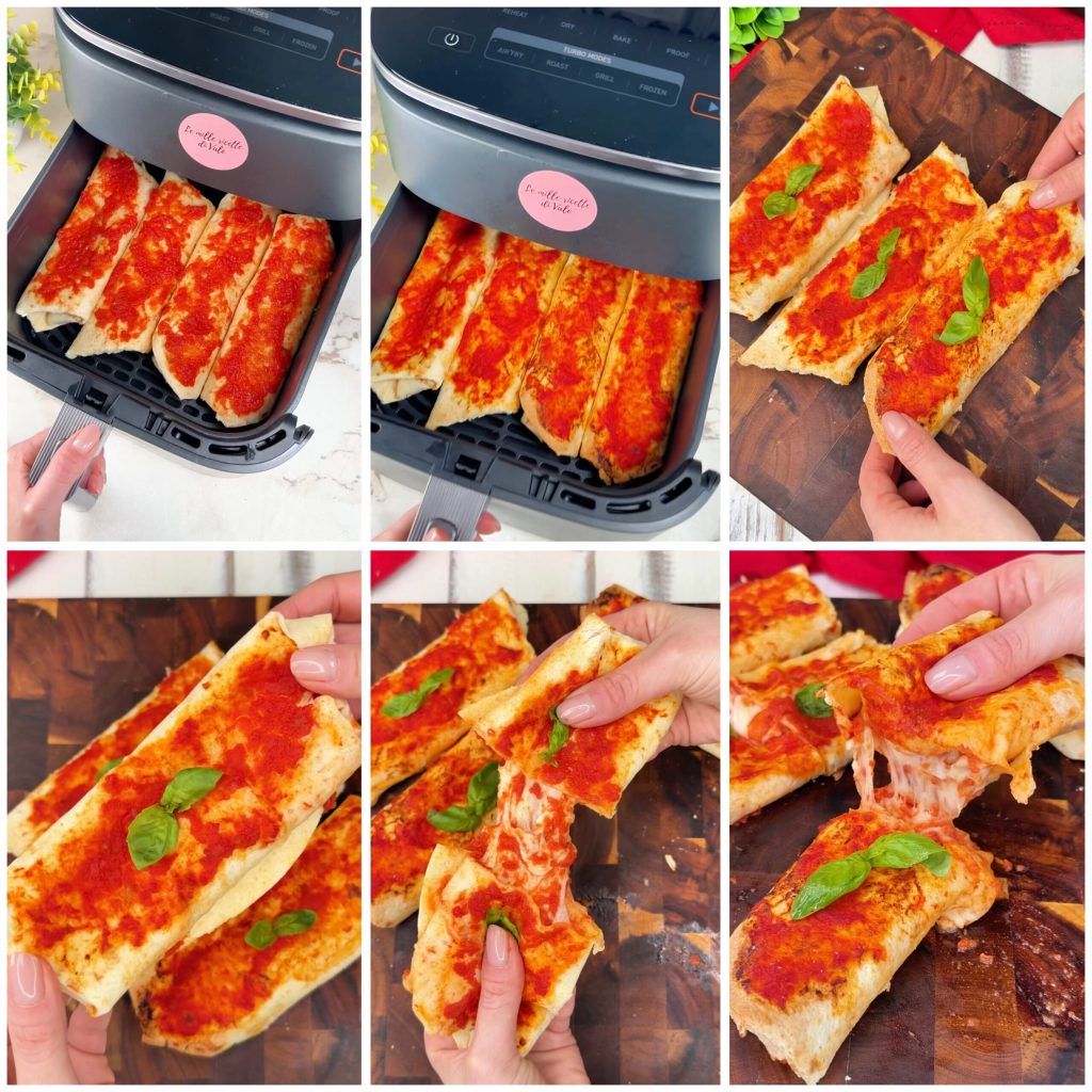 Pizzaiola Burrito in the Air Fryer