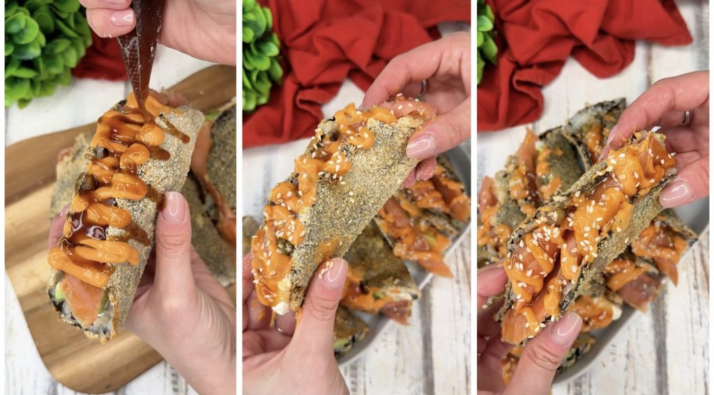Sushi tacos in air fryer