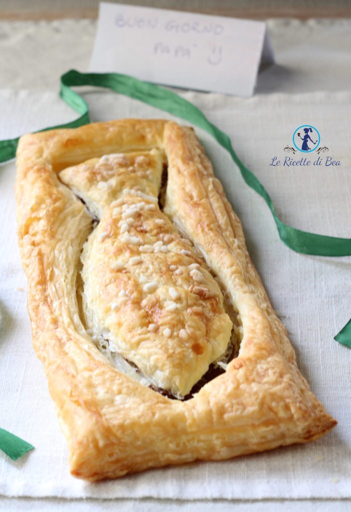 dessert with puff pastry