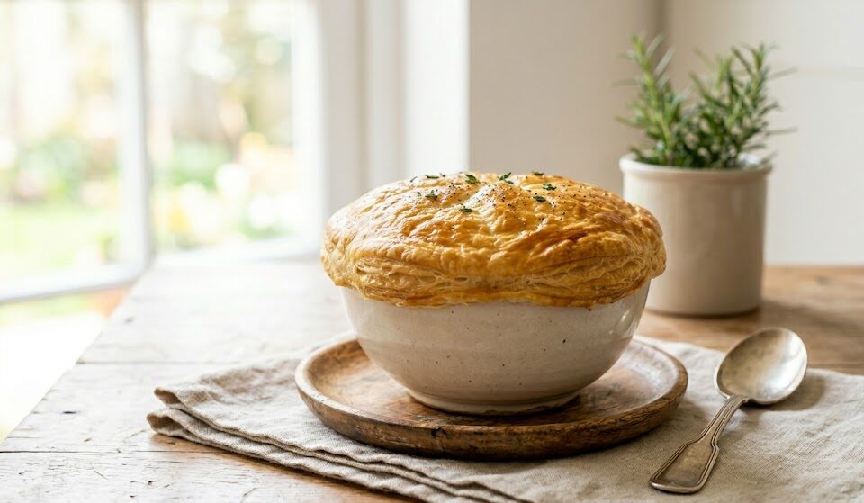 Red Lentil Soup in a Crust