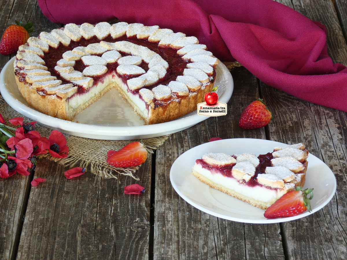 Ricotta and Strawberry Tart
